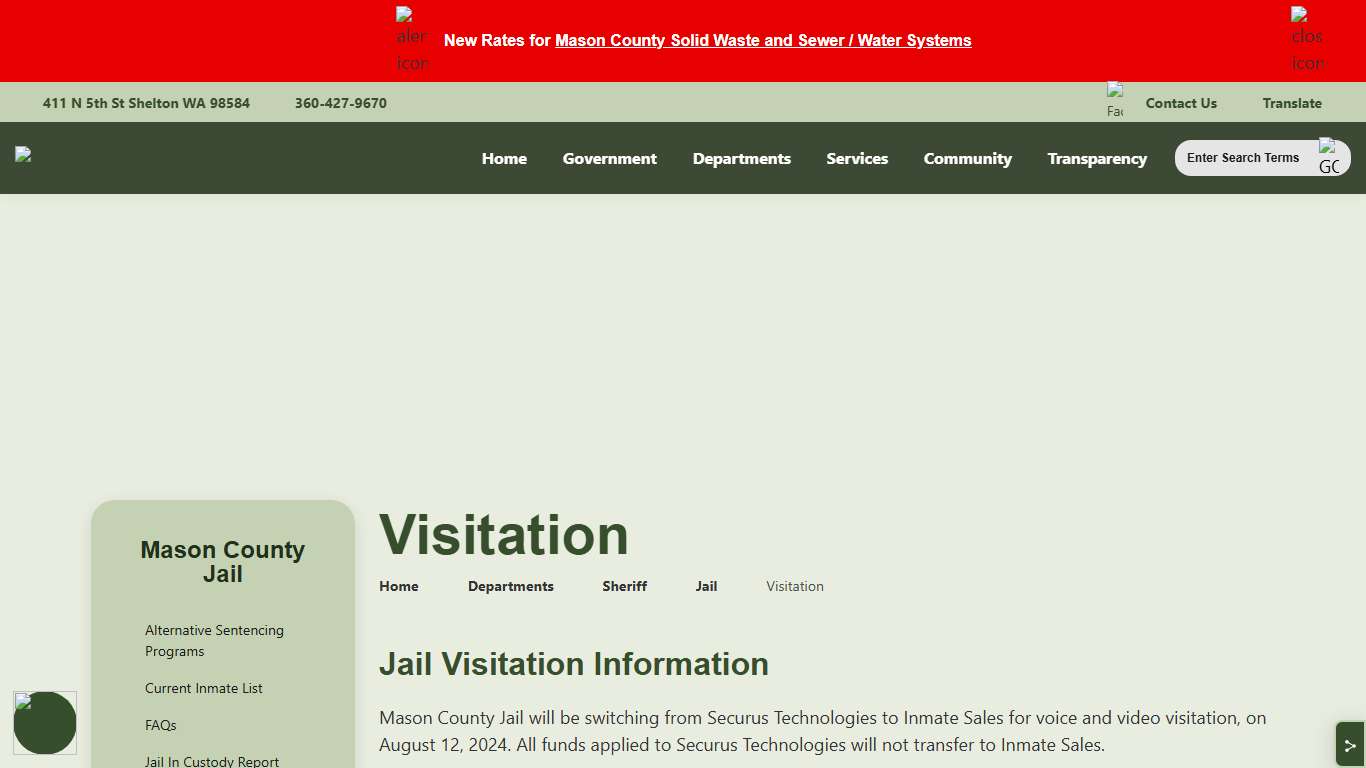 Mason County WA Government